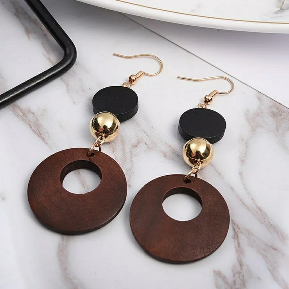 Jewelry - 2 for $26 Fashion Wooden Earring